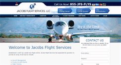 Desktop Screenshot of jacobsflightservices.com